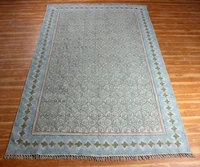 rugs decorative carpet handmade cotton geometric custom size floor mat 3x3 feet rugs