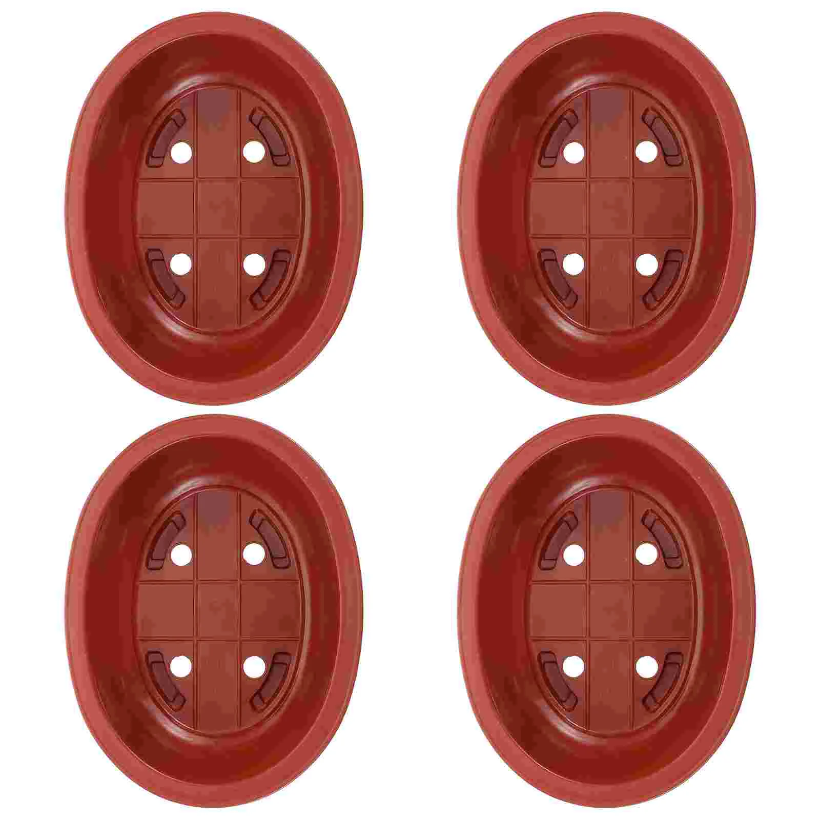 4 шт. пластиковый цветочный горшок бонсай овальные тренировочные горшки дерево