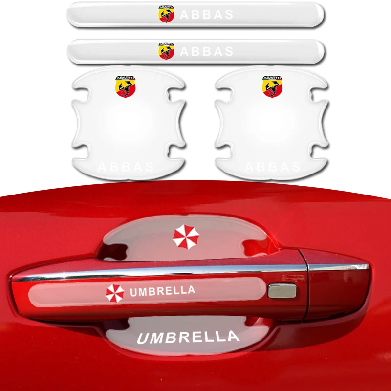 

8pcs Silica Gel Car Door Handle Stickers Protector Film Anti Scratch Decal for BYD S6 2014 Repuestos F0 Accesorios Accessories