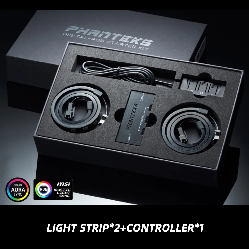 

Phanteks A-RGB 40 см контроллер для оссветильник ительной полосы концентратор 5 в 3 пин 400 мм * 2 AURA SYNC Rainbow светильник ing LED Kit PC MOD Decoration DRGB_SKT