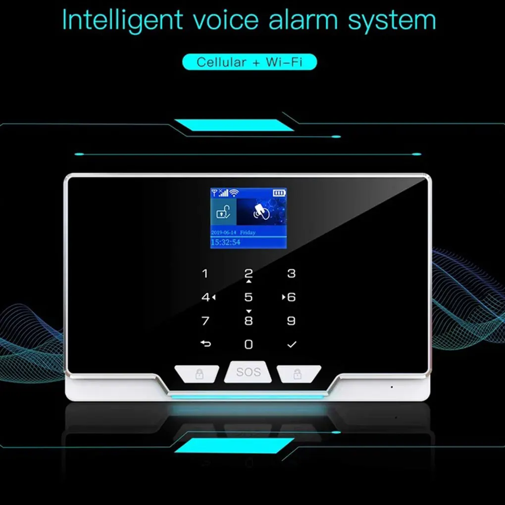 Tuya Intelligent Wireless Infrared Alarms Voice Prompts WIFI Security Alerts System Smartphone Induction Detector Supply