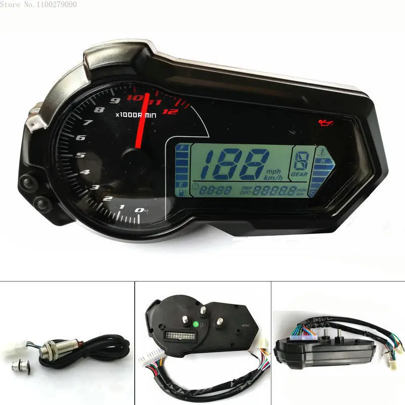 

Similar LCD Digital Motorcycle Odometer Speedometer for Benelli TNT125 TNT135 Tornado Naked T 125 / TNT 125 135 BJ125-3E Moto