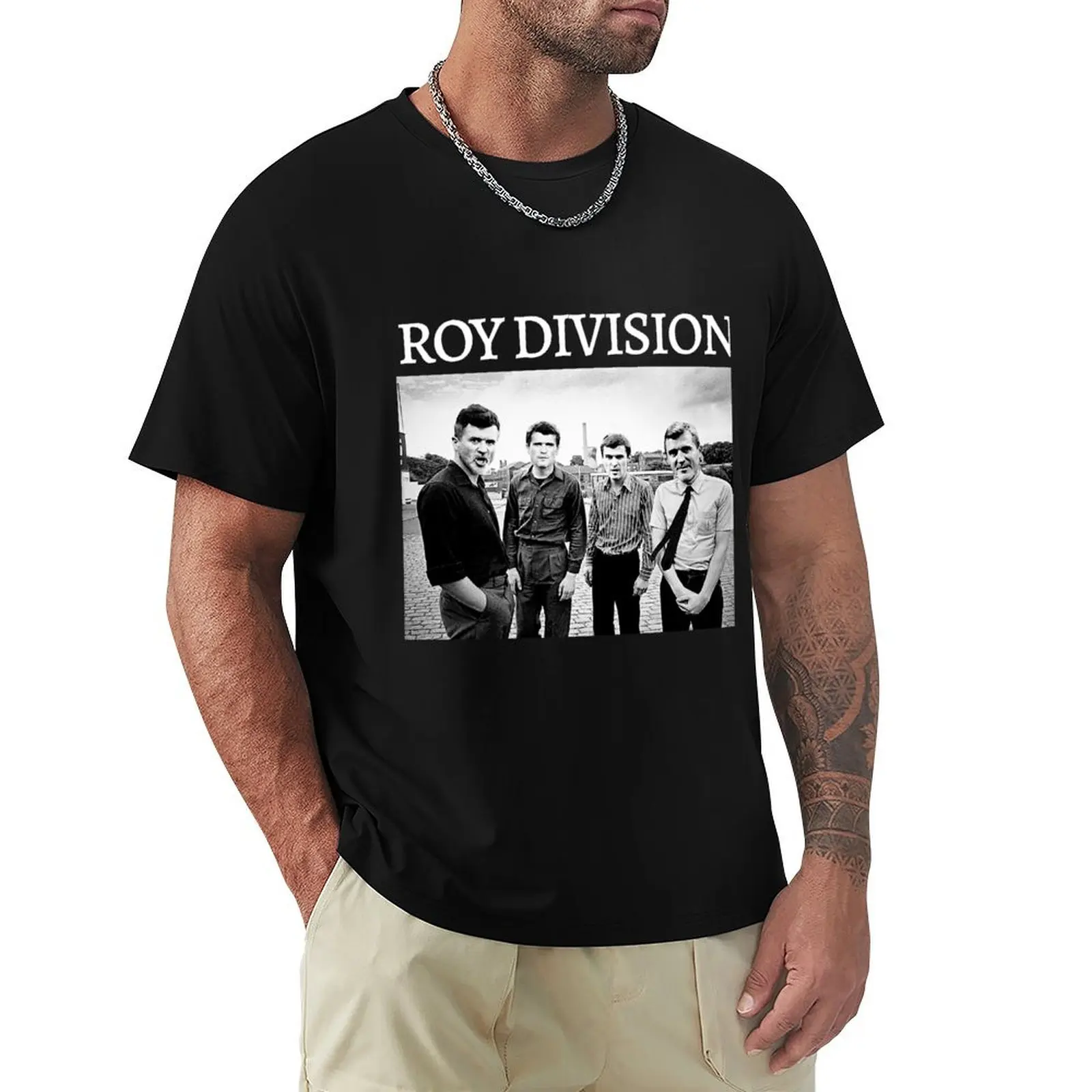 Фото Футболка Roy Division Мужская футболка одежда потные футболки для мужчин №1