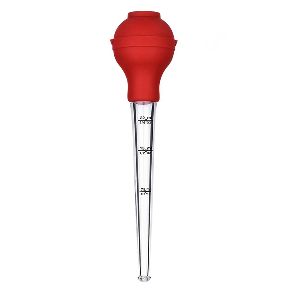 

Oven Light Bulb Turkey Seasoning Pump Drip Oil Tube Marinade Baster Tubes Kitchen Dropper