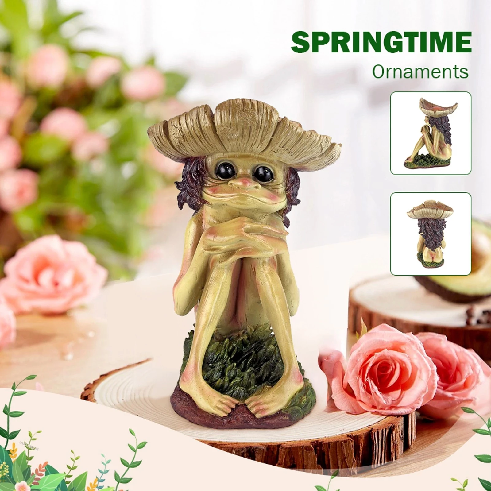 

New Svenska Garden Stone Statue Resin Craft Figurines Creative Sculpture Ornament Decoration Home Garden Outdoor Statue