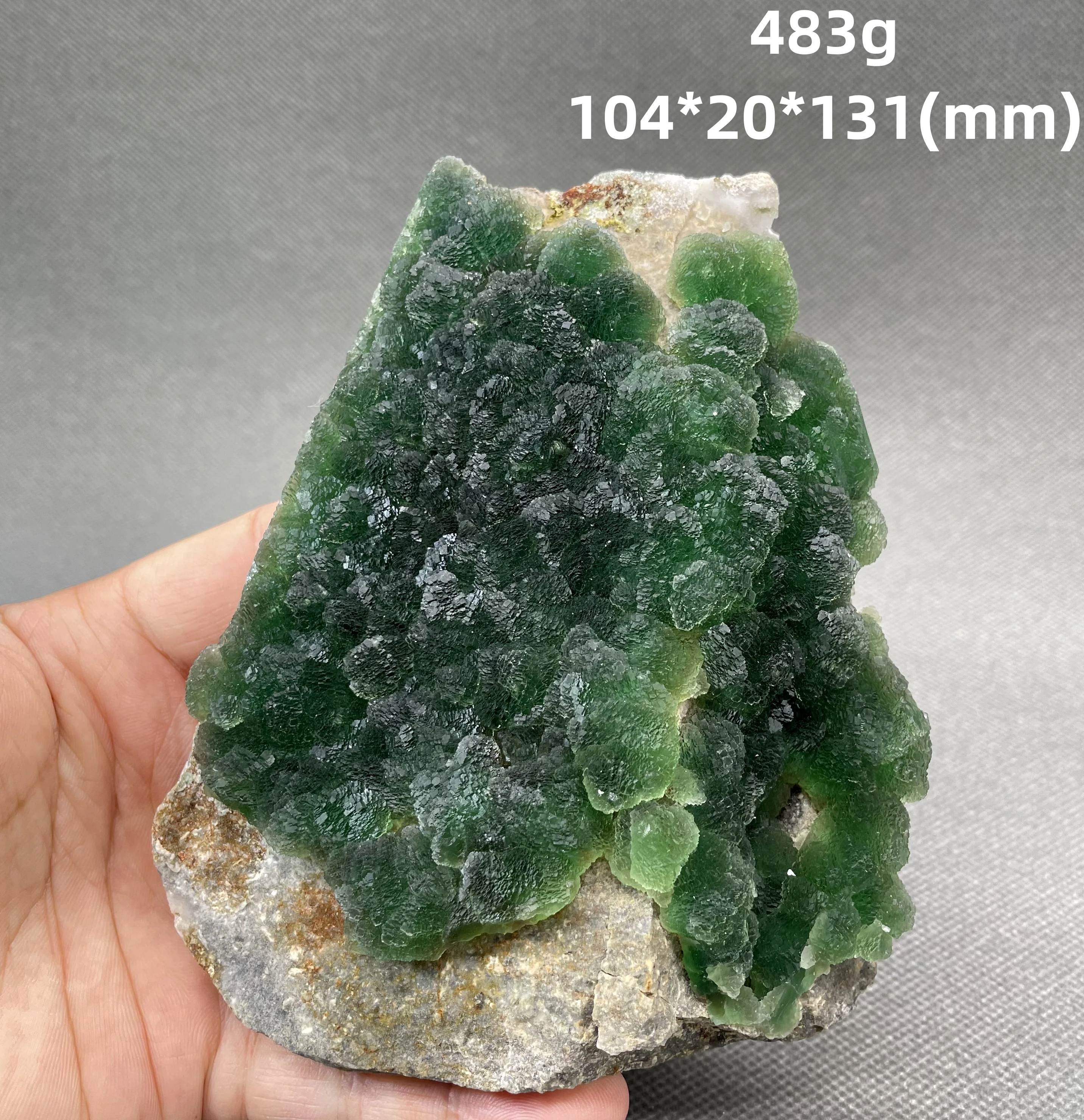 

New! 100% Natural rare HENAN Stepped spherical green Fluorite mineral specimens Stones and crystals Healing crystal