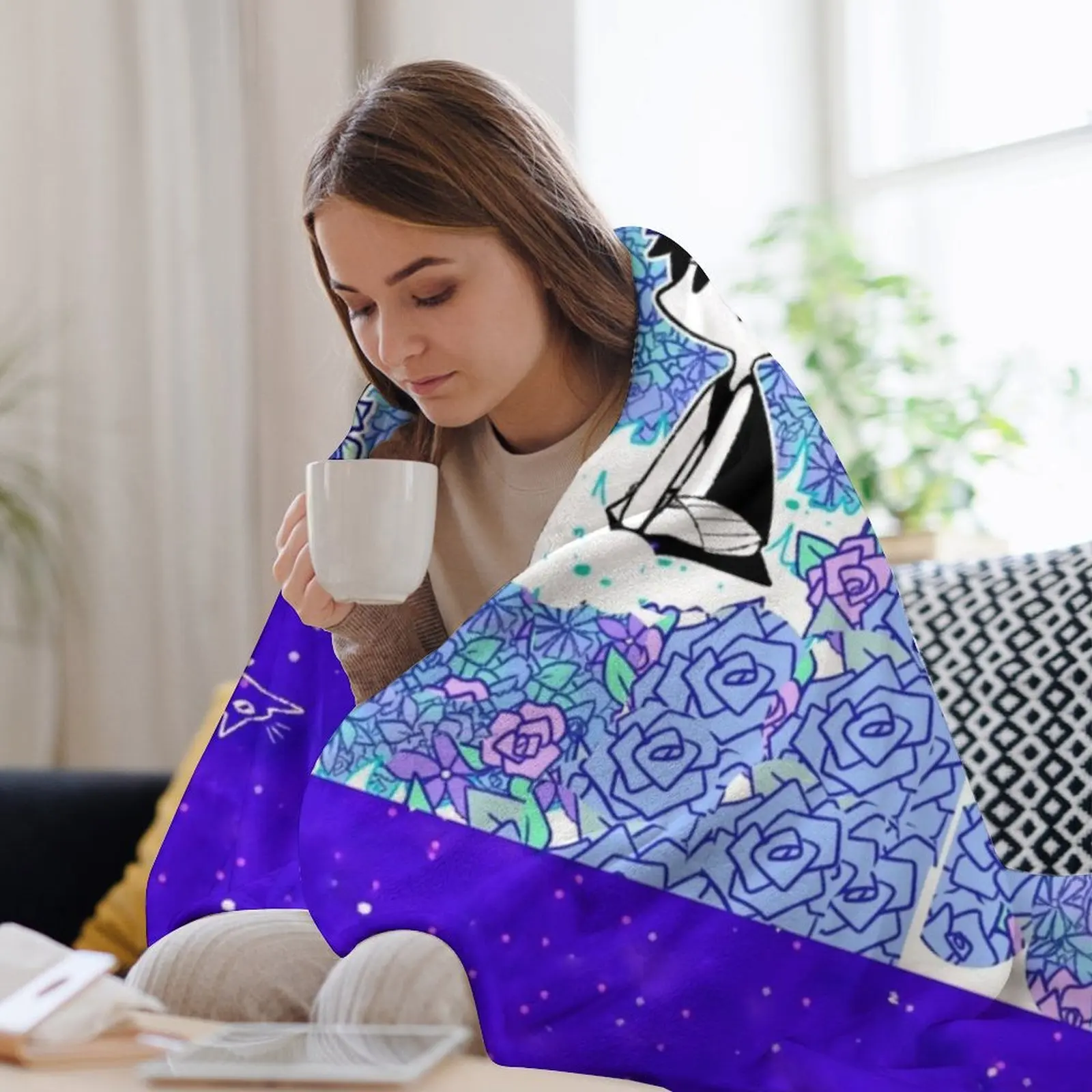 Наклейка Omori Basil And Folower — одеяло с плакатом