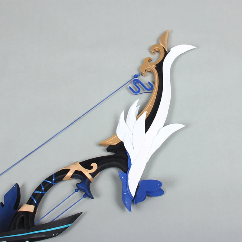 Game Genshin Impact Yelan Cosplay Weapons Aqua Simulacra Bow and Arrow Ye Lan Props Anime Shows Halloween Christmas Accessories images - 6