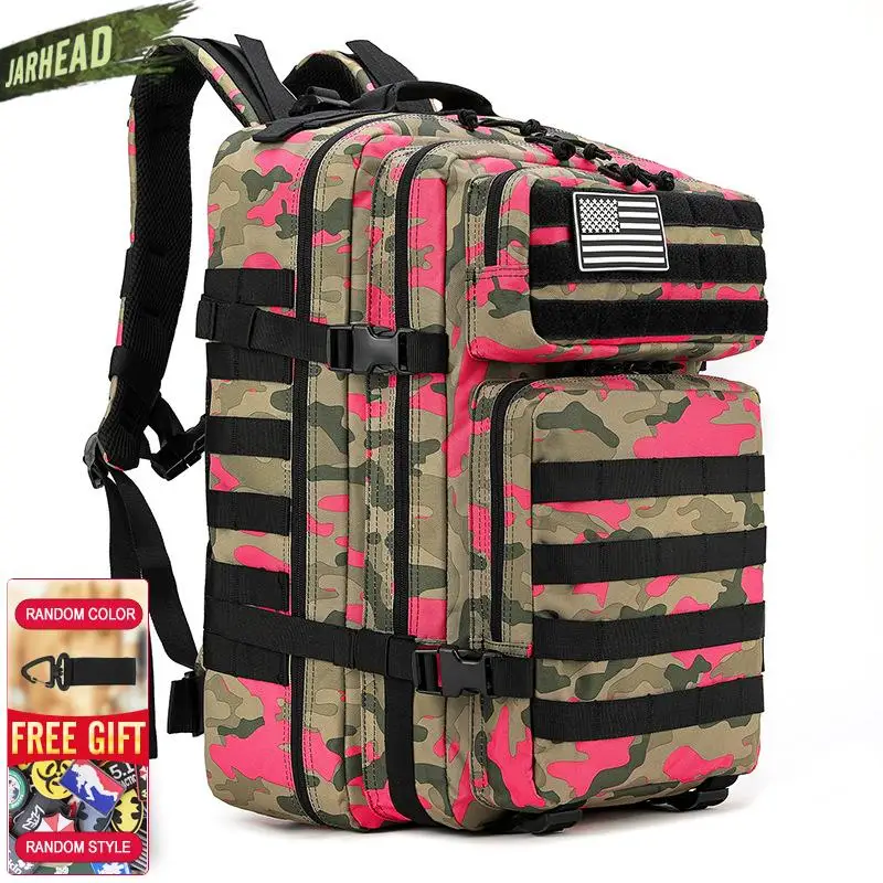 2022 New 45L Outdoor Camouflage Tactical Backpack Men/women Multi-purpose Rucksack Cycling Hiking Sports Army 3P Knapsack