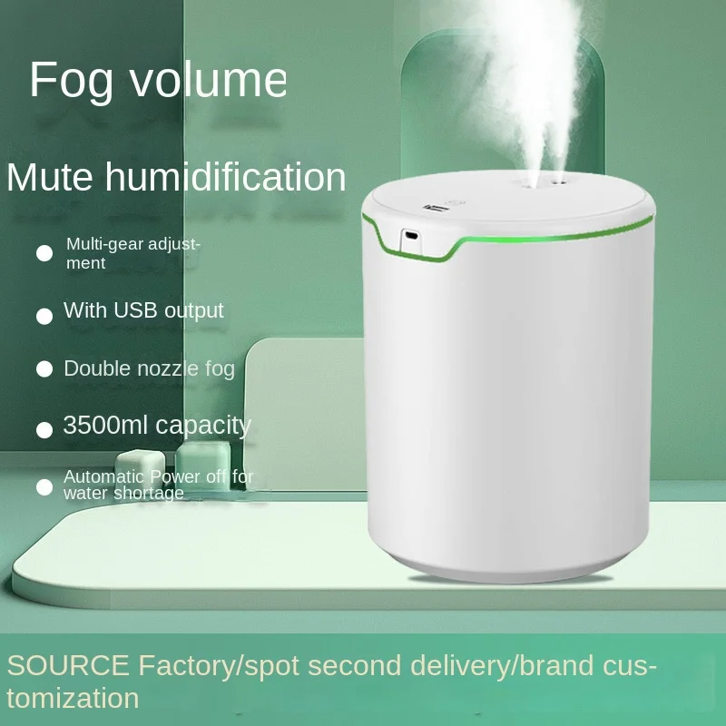 

Household Humidifier Large Capacity Large Fog Volume Spray Silent on Water Diffuser Office Humidifier Diffuser Air Humidifier
