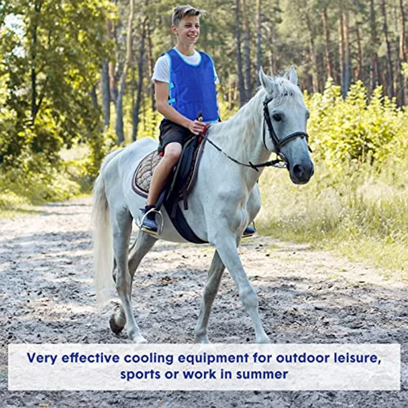 Охлаждающий жилет из 4 шт. с 96 в упаковке льда регулируемый для мужчин и женщин