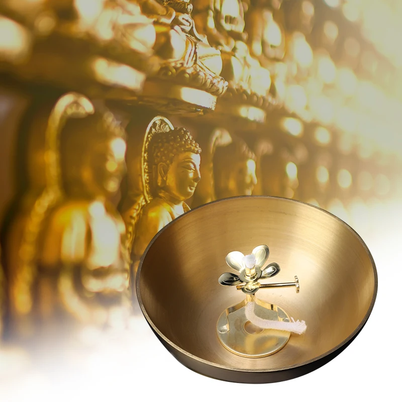 Фитиль для масляной лампы фитиль лампа с подставкой держатель Будды поставки Fotang