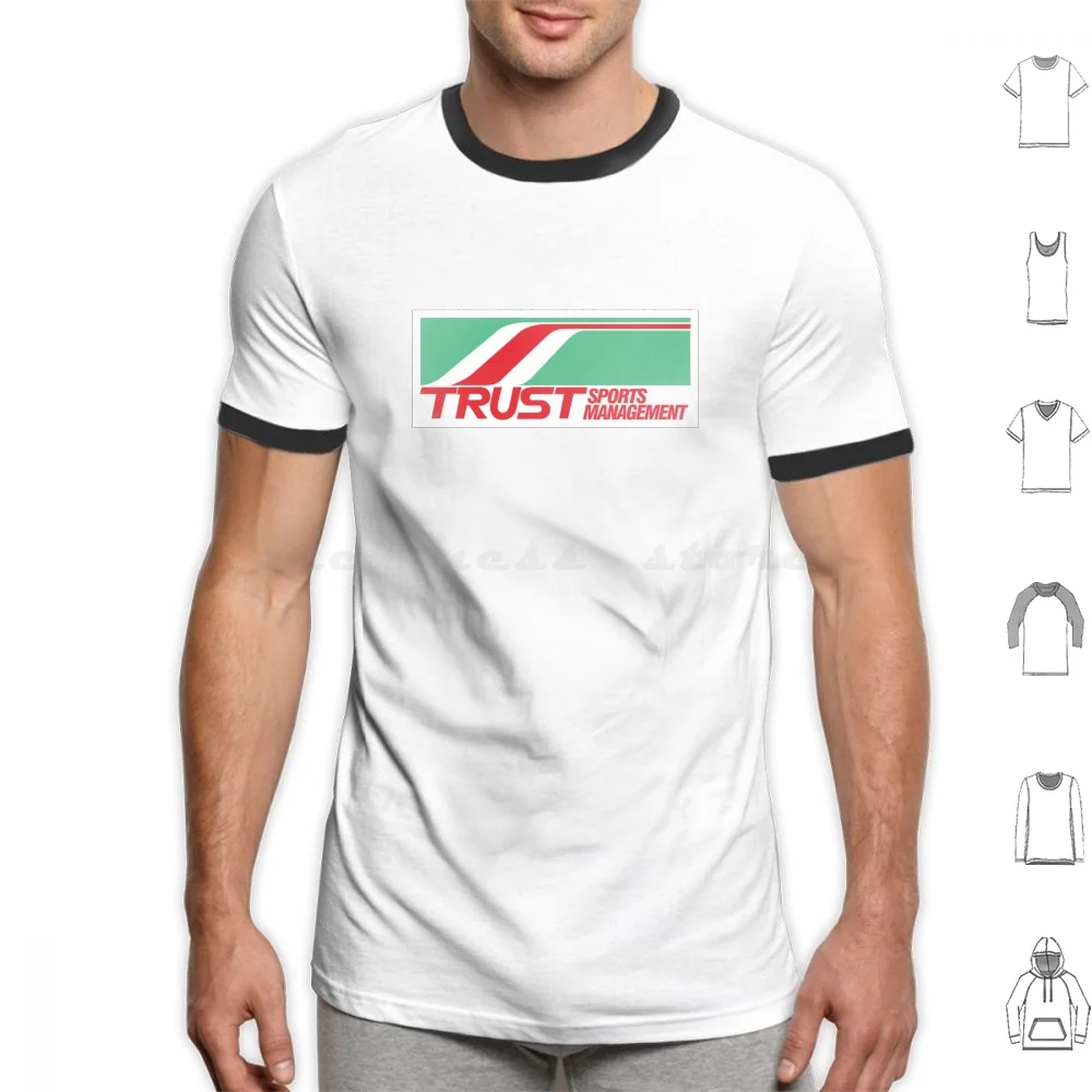 Trust Sports Management T Shirt Big Size 100% Cotton Jdm Drift Nissan Nismo Skyline S13 S15 S14 S14a Schassis D1gp Track