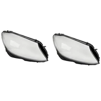 2x front head light lamp lens cover shell lampshade for mercedes benz w205 c180 c200 c260l c280 2015 2017 right