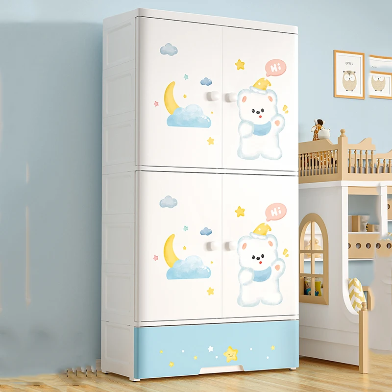 

Closet Organizer Wardrobe Storage Cabinet Filing Cupboard Partitions Wardrobe Baby Clothes Guarda Roupa Bedroom Furniture