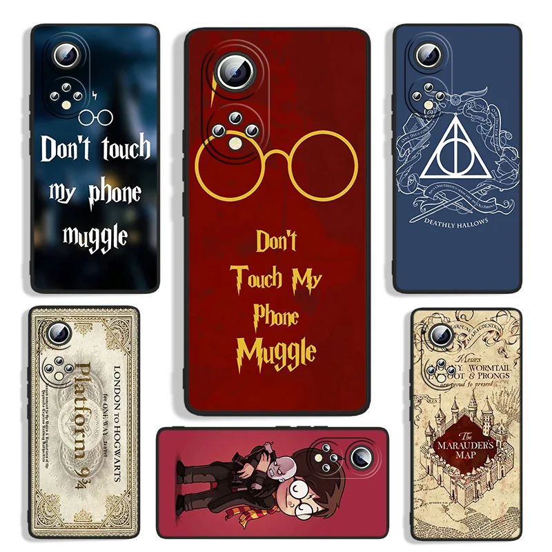 

Cool Harries Wand Potters Phone Case For Huawei Honor 9S 9X 9C 9A 9 8X 8C 8A 8 7S 7C 7A Lite Pro MAX Prime Black Cover