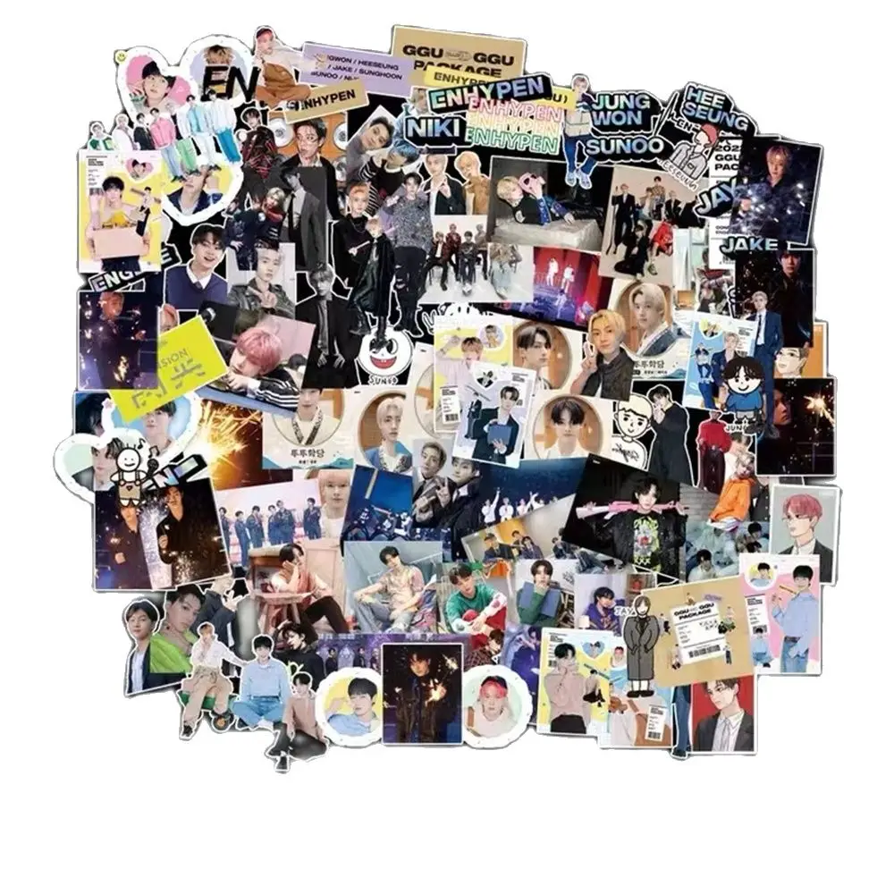 

Kpop Fashion Group SEVENTEEN EN Sticker Postcard New Album Idol Cards Photo Prints Pictures Fans Gift Sticker