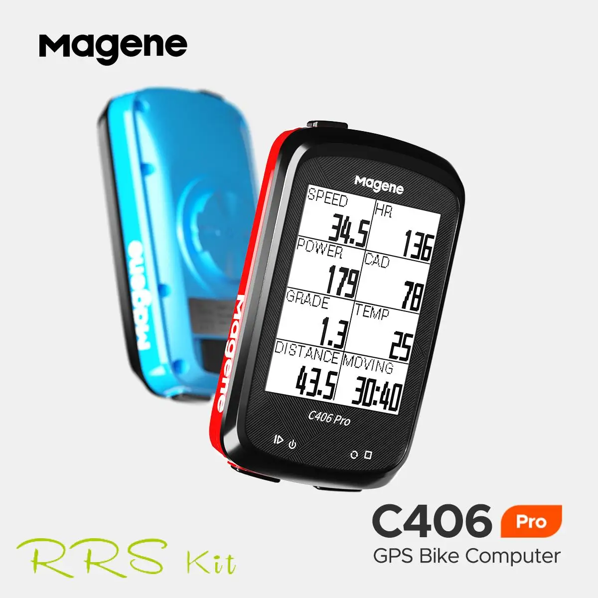 

Magene C406 Pro Bicycle Gps Computer Mtb Road Cycle Smart Odometer Wireless Waterproof Speedometer for Garmin Sensor for Strava
