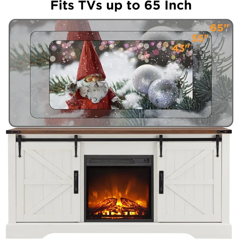 Электрическая подставка для телевизора в фермерском доме с диагональю 65 дюймов