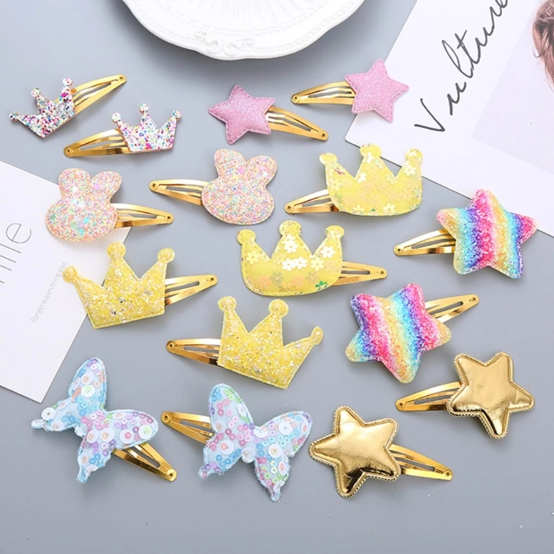 

16Pcs Hairpin Hair Clips for Girls Kids Children Toddlers Hair Accessories Headwear Headdress Tiny Hair Claw Clips
