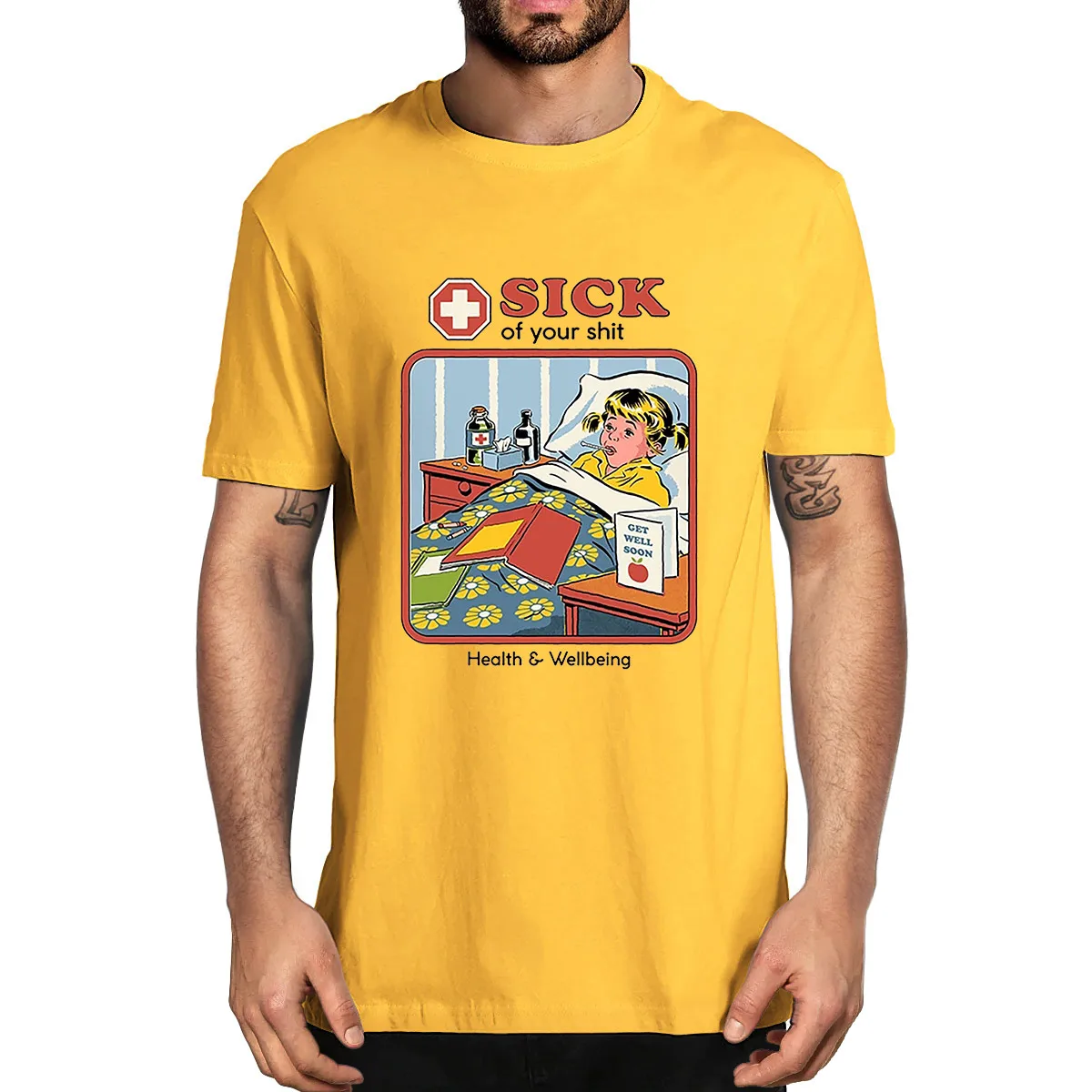 

100% Cotton Sick Of Your XXXX Creativity Comics Fashion Summer Women's Novelty T-Shirt EU Size Streetwear High Quality Soft Tee