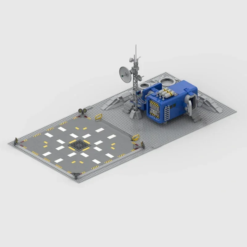 Классическая космическая модель Moc строительные кирпичи новый Galaxy Outpost Explorer