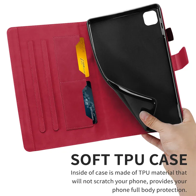 Чехол для планшета Funda iPad Pro 11 2020 чехол с милым мультяшным магнитным кошельком