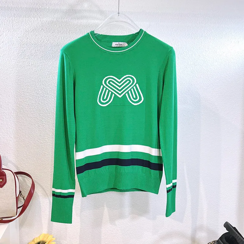 【Presale 】Women's Golf Ultra-Soft Horizonal Knit Sweater
