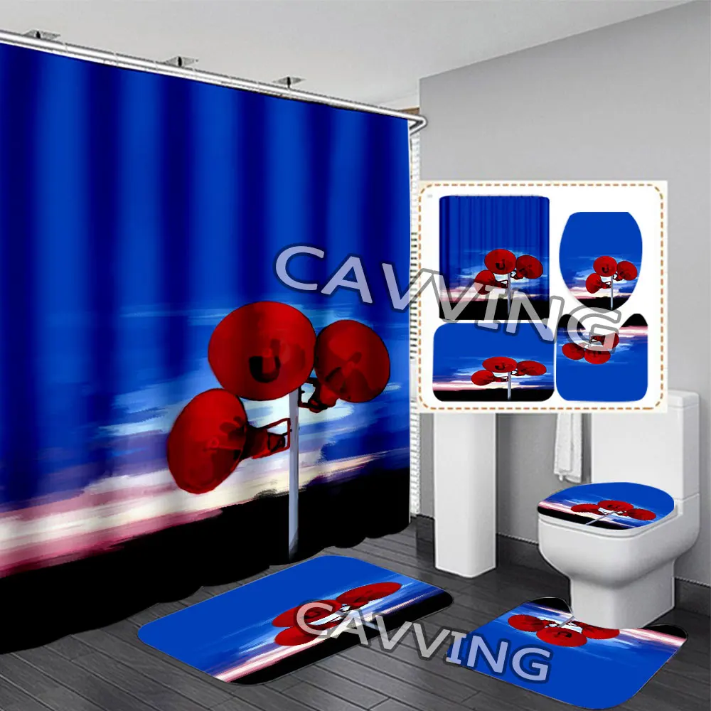 

Depeche-Mode 3D Shower Curtains Waterproof Bathroom Curtain Anti-slip Bath Mat Set Toilet Rugs Carpet Home Decor H01