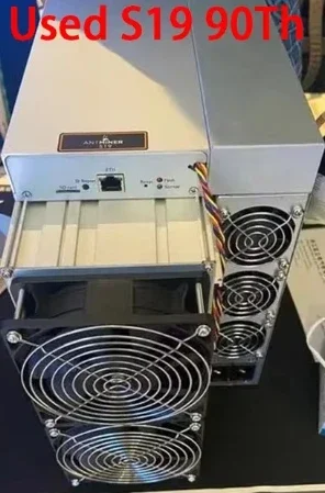 Подержанный Antminer S19 95T 95th 90T Bitmain Ant Mainer Asic Antmin Bitcoin Miner