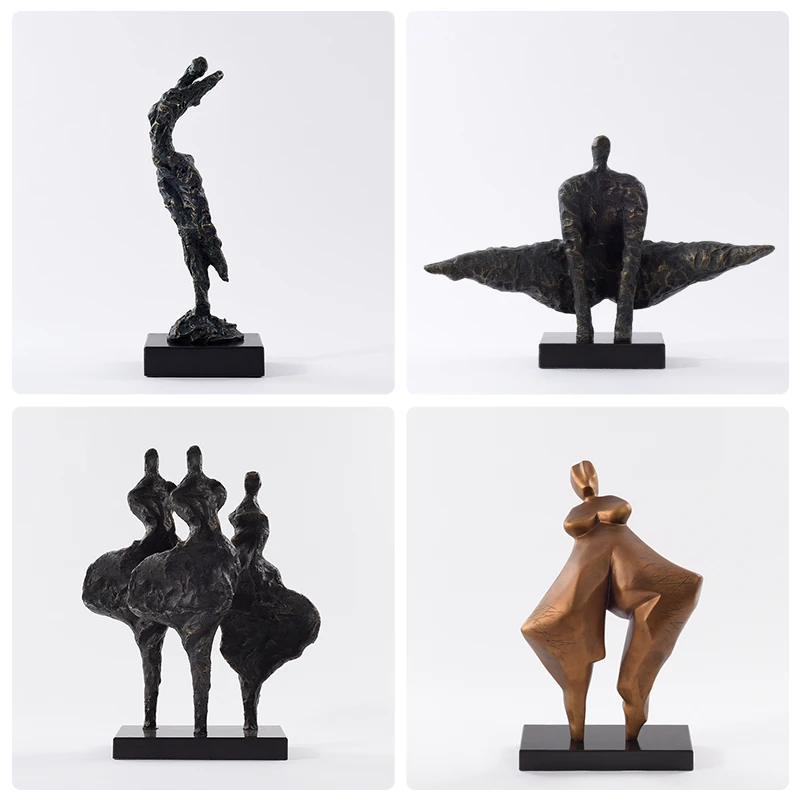 

Modern Art Sculptured Ornaments Model Room Hotel Sales Office Entrance Table