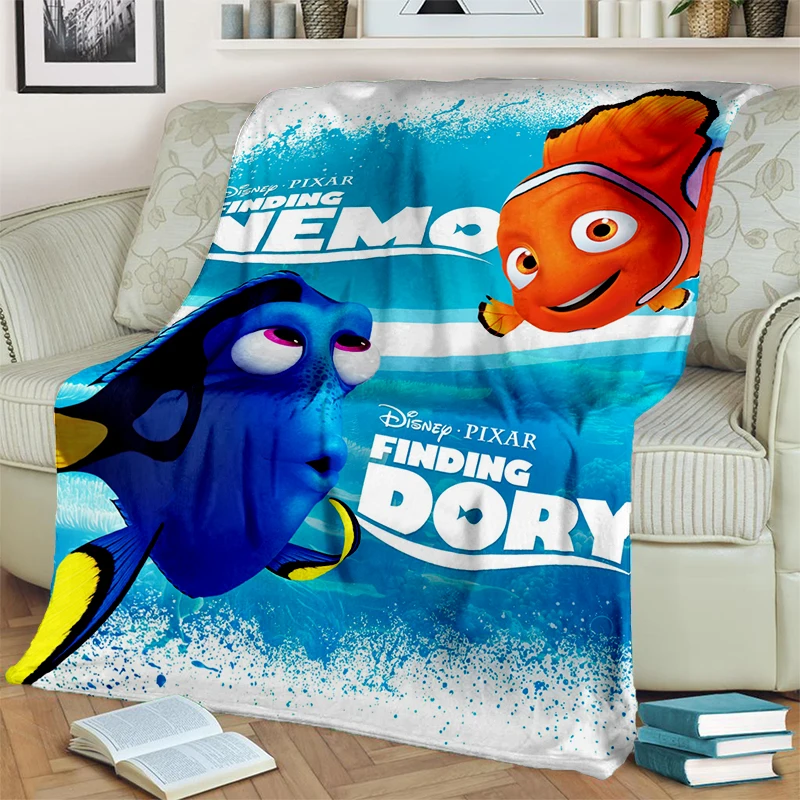 Новинка 2025 года мягкое фланелевое одеяло с рисунком Диснея Поиск Немо Подводный