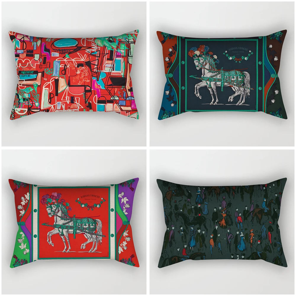 

Декоративный чехол для диванной подушки в скандинавском стиле, 40x60 см