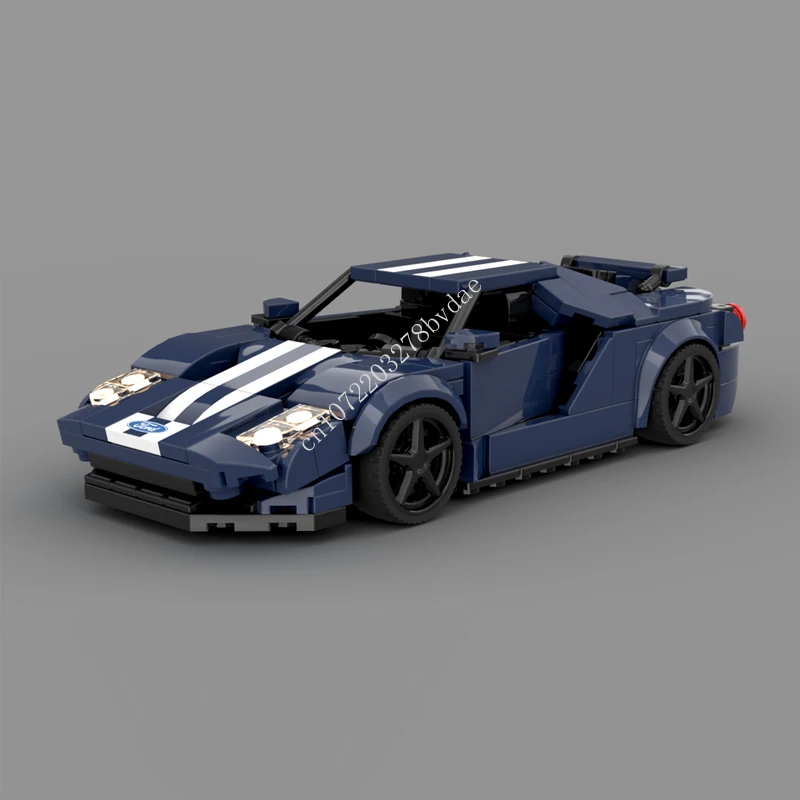 

283 шт., Детский конструктор MOC Speed Champion 2022 GT, спортивный автомобиль