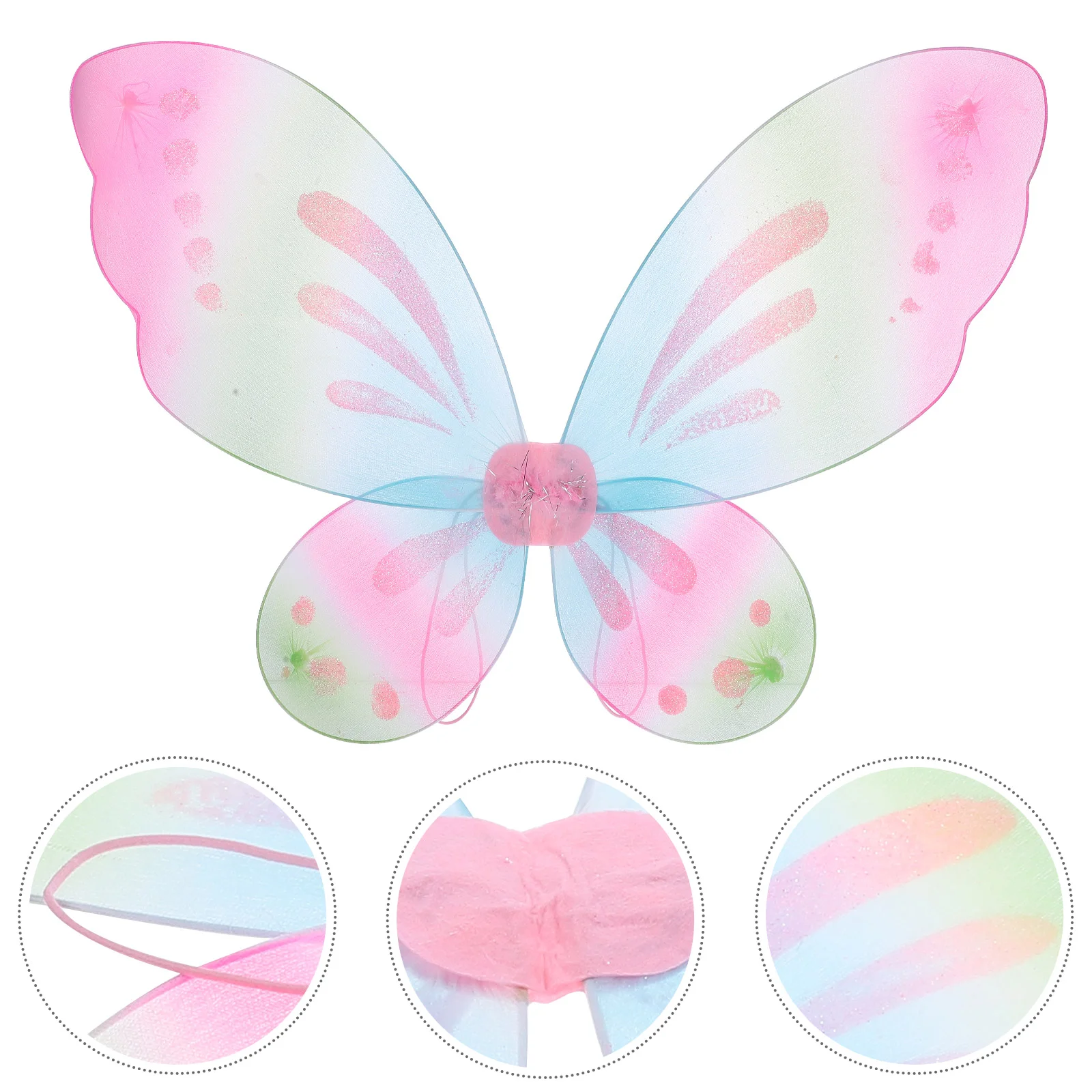 

Butterfly Wing Prop Cosplay Party Decoration Dresses Girls Props Fairy Nylon Child Clothes Kids