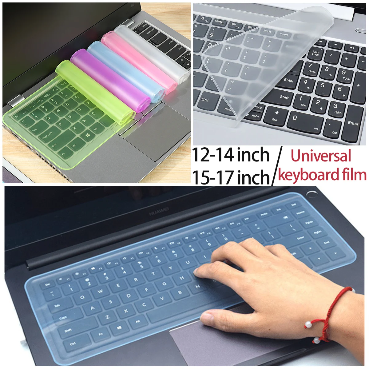 

Funda protectora Universal ordenador , Protector teclado resistente al agua, a prueba de polvo, 12 a 17 pulgadas, para Macbook