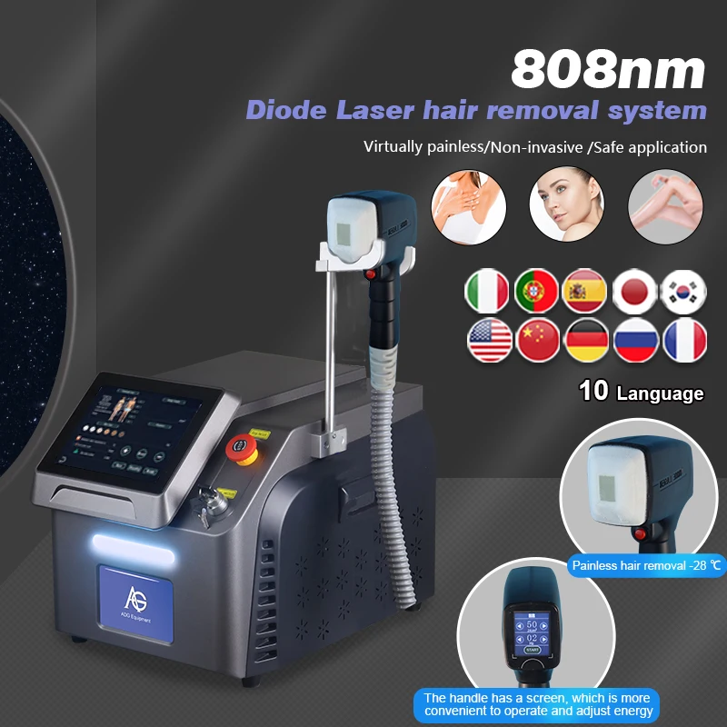 

2023 NEWest 3 Wavelength 755 1064 808nm Diode Laser Hair Removal Machine Permanent Pain-Free OPT IPL Painless Hair Remover Devic