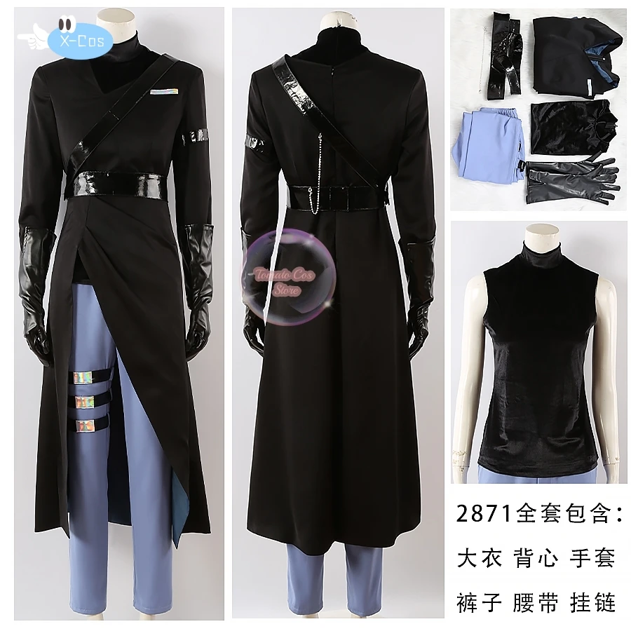 Anime Alien Stage Roleplay Ivan Cosplay Costume Halloween Christmas New Year Party Wig Cloak Cape Shirt Pants Cos