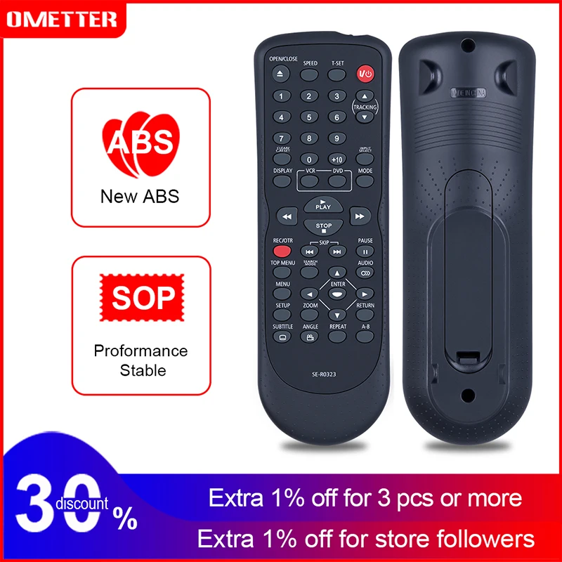 

NEW SE-R0323 Remote Control Fit for Toshiba DVD VCR Combo Player SD-V296 SD-V296KU