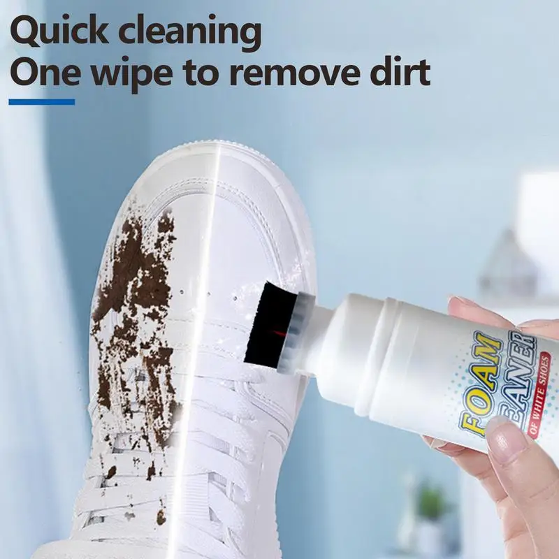 Очиститель обуви очиститель белой с щеткой Эффективный комплексный набор для