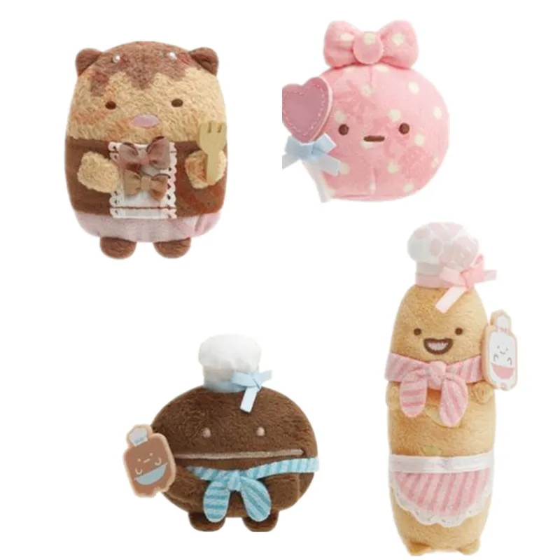 

Новинка Kawaii Sumikko Gurashi торт десерт плюшевый брелок детские мягкие игрушки Маленькая подвеска для детей рождественские подарки