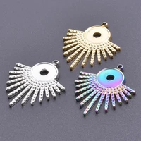 3pcs greek eye charms for jewelry making necklace earring charm pendant diy accessories stainless steel pendant bohemia material
