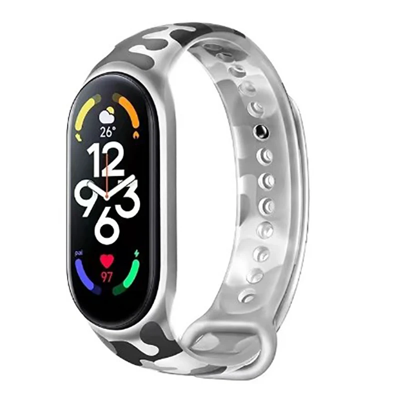 

Силиконовый ремешок для Xiaomi Mi Band 7, мягкий прозрачный браслет для Miband7, 6, 5, сменные браслеты