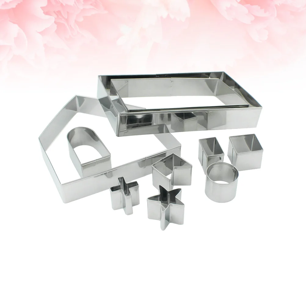 

10pcs/pack Fondant Cutters Molds for Stainless Steel Biscuit Cookie Cutters