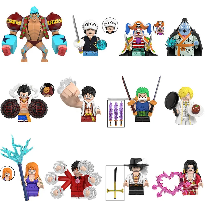 Аниме Фигурки Блоки Игрушки НОВЫЙ Дизайн Строительные Кирпичи Подарок