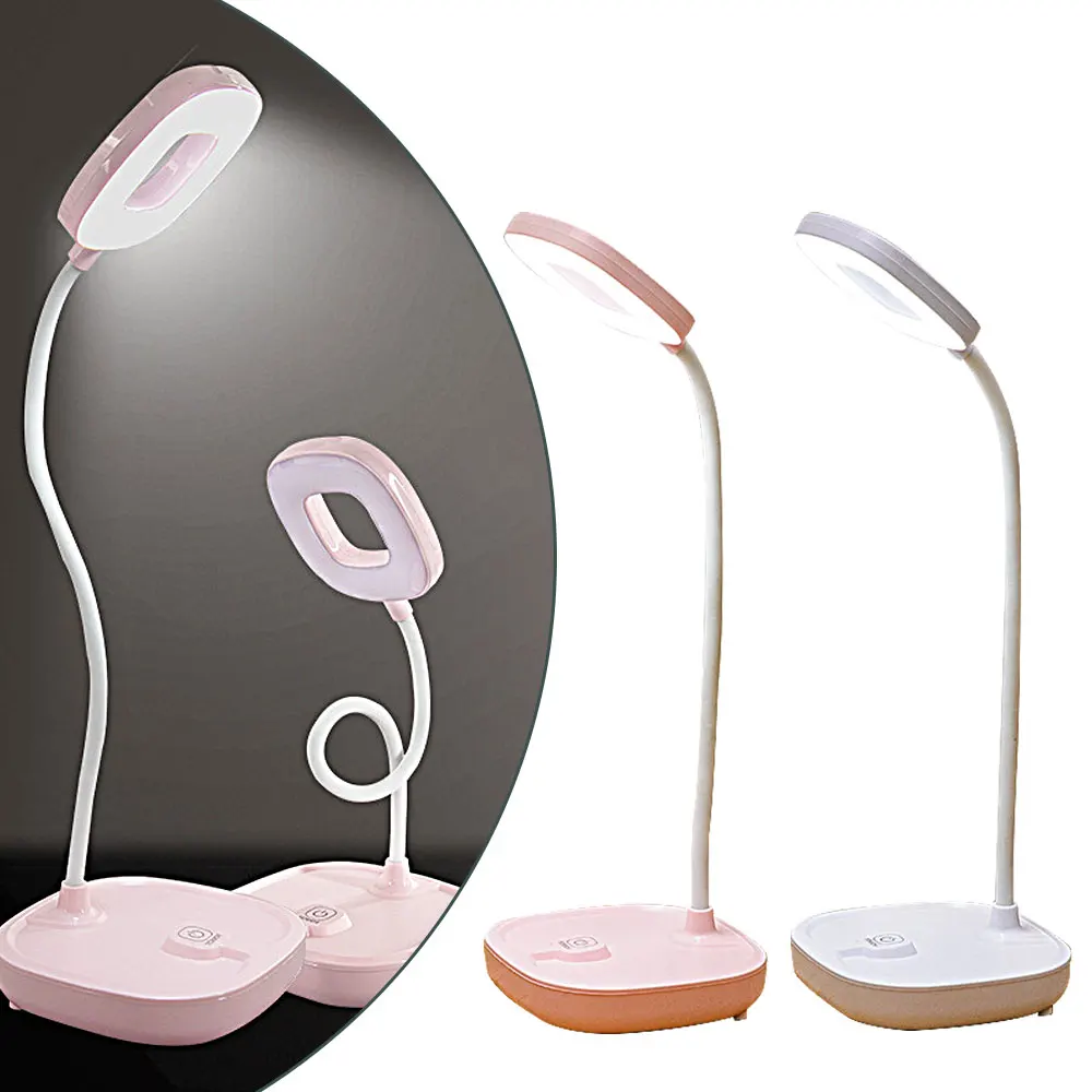 

Led Usb On Flexible Desk Lamp Dimmable Memory Bed Reading Table Study Light Table Lamp Usb Charge