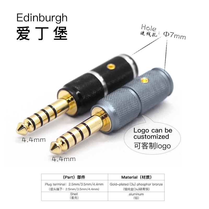 

4.4mm earphone plug 1pcs