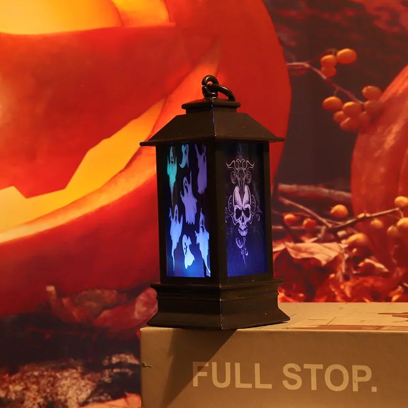 Черный фонарь на Хэллоуин ветровая лампа огсветильник свет масляная светильник