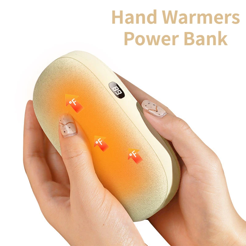 

Hand Warmers Rechargeable USB Reusable 10000mAh Powerbank Portable Heater Battery Hot Pocket Warmer Electric Handwarmers Gifts