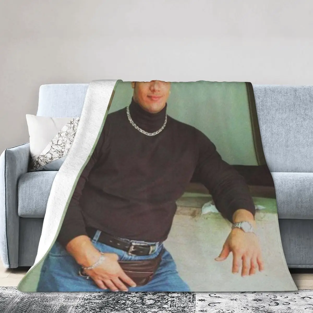 Old School Dwayne The Rock Johnson Ультрамягкое одеяло из микрофлиса